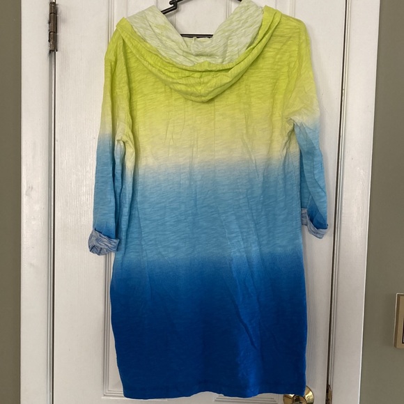OLD NAVY OMBRÉ HOODED SWIM COVER UP FOR GIRLS SIZE XXL (18) - Picture 5 of 5